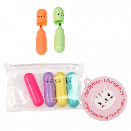 Cat Highlighters (pack Of 6)