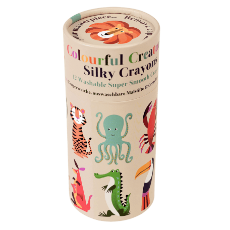 Colourful Creatures Silky Crayons (set Of 12)