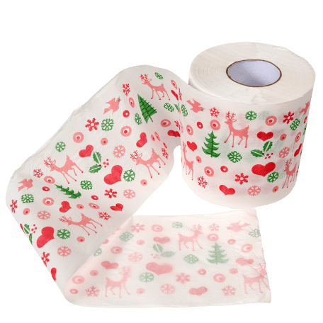 50s Christmas Toilet Paper