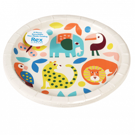 Wild Wonders Paper Plates (pack Of 8)