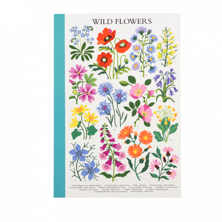 Wild Flowers A5 Notebook