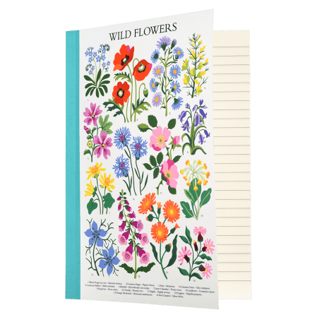 Wild Flowers A5 Notebook