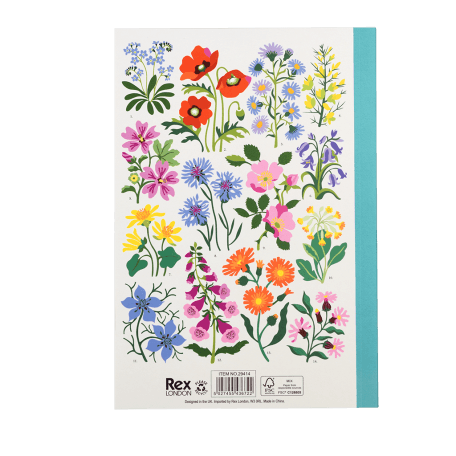 Wild Flowers A5 Notebook