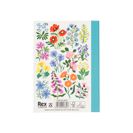 Wild Flowers A6 Notebook