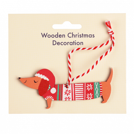 Sausage Dog Christmas Decoration