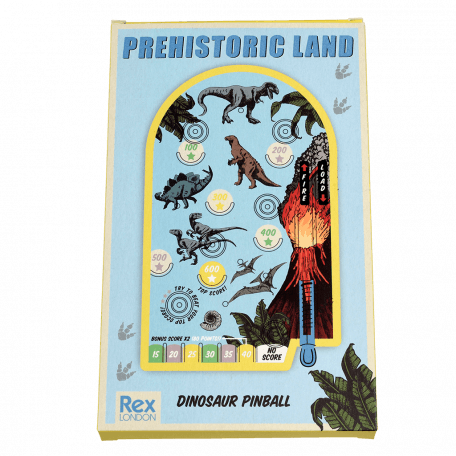 Prehistoric Land pinball game box front