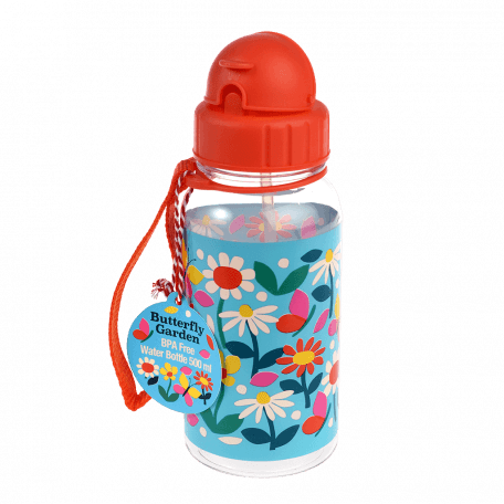 Butterfly Garden kids water bottle