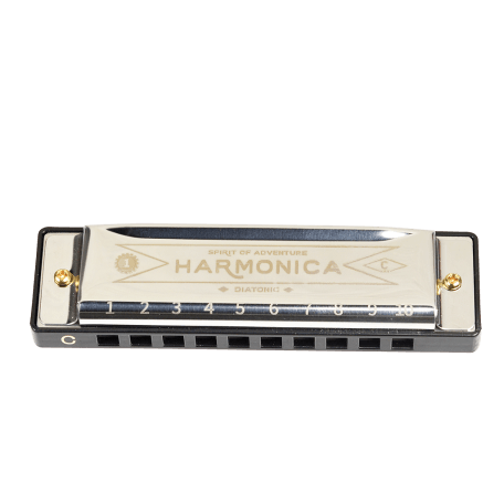 Metal and plastic harmonica