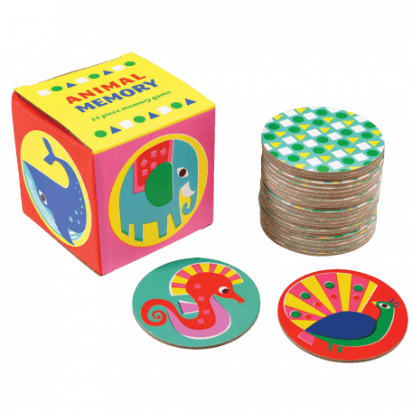 Animal Memory Game (24 Pieces)