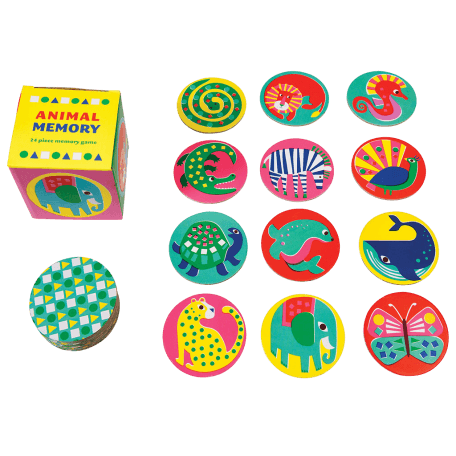 Animal Memory Game (24 Pieces)