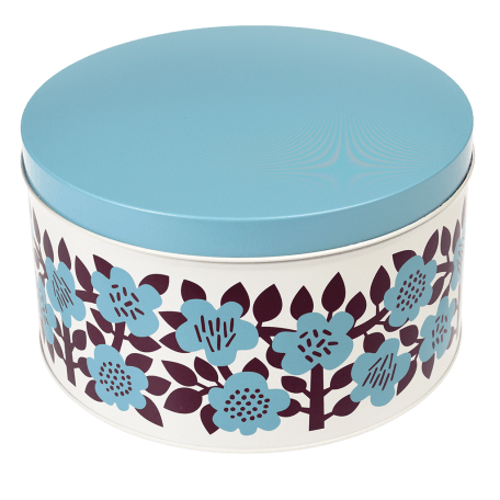 Astrid Flower Round Tins (set Of 3)