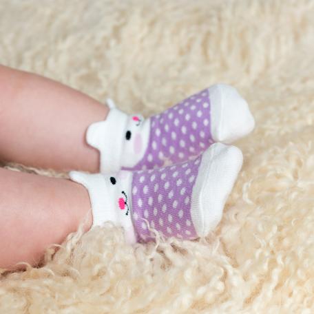 Bonnie The Bunny Design Baby Socks (set Of 4)