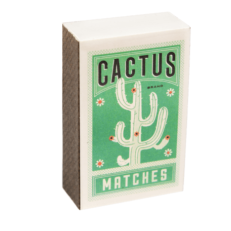 Cactus Matchbox Notepad