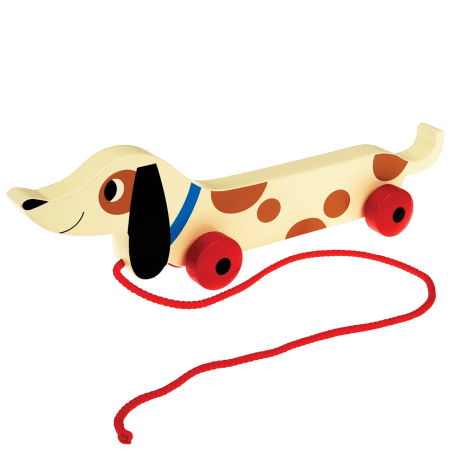 Charlie The Sausage Dog Wooden Pull Toy