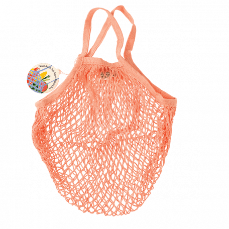 Coral Organic Cotton Net Bag