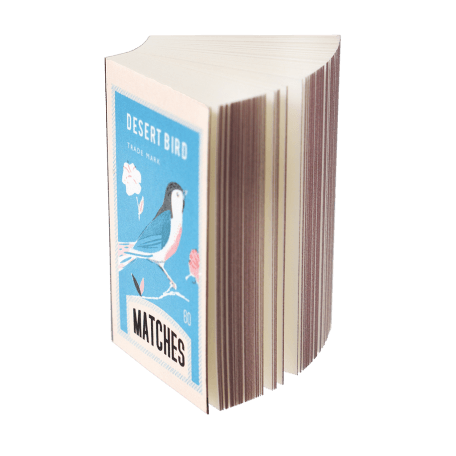 Desert Bird Matchbox Notepad