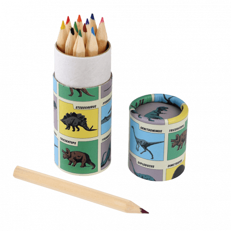 Prehistoric Land Colouring Pencils (set Of 12)