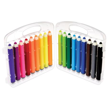 Colourful Creatures Felt Tip Stamp Pens (set Of 18)