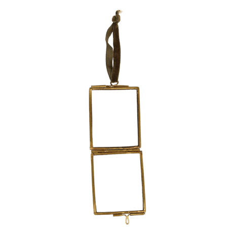 Brass Hanging Frame 4.5x5.5cm