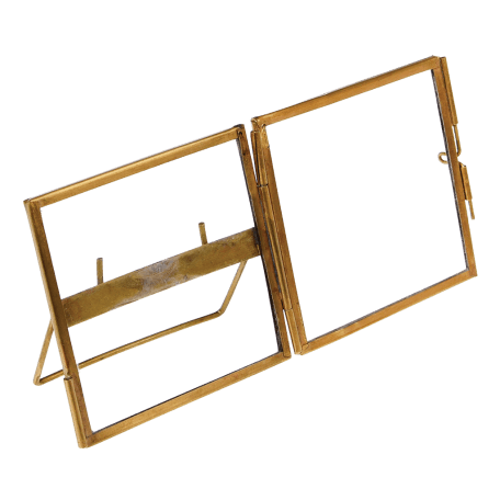 Standing Brass Frame 8x8cm