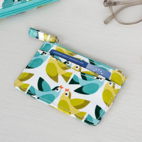 Love Birds Card Holder Purse