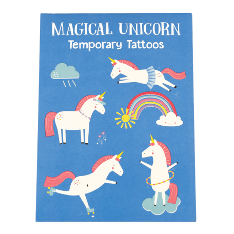 Magical Unicorn Temporary Tattoos (2 Sheets)