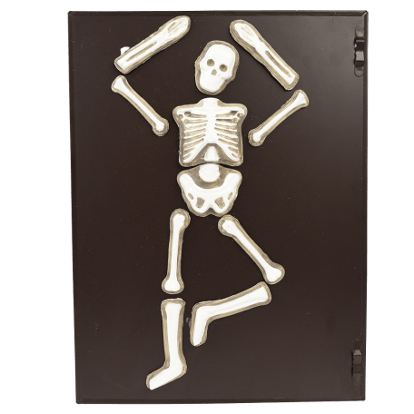 Make Your Own Glow In The Dark Skeleton Magnet