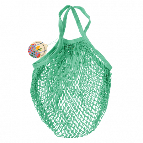 Mint Green Organic Cotton Net Bag