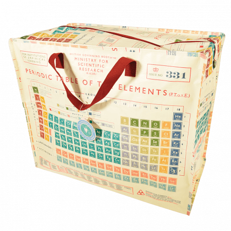 Periodic Table Design Jumbo Storage Bag