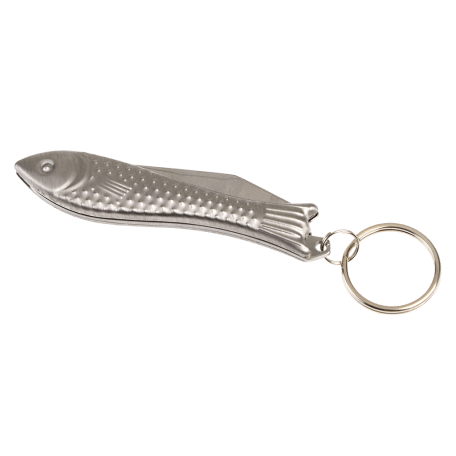 Fish Shaped Pocket Knife & Keyring