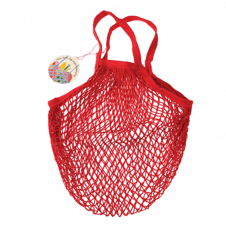 Red Organic Cotton Net Bag