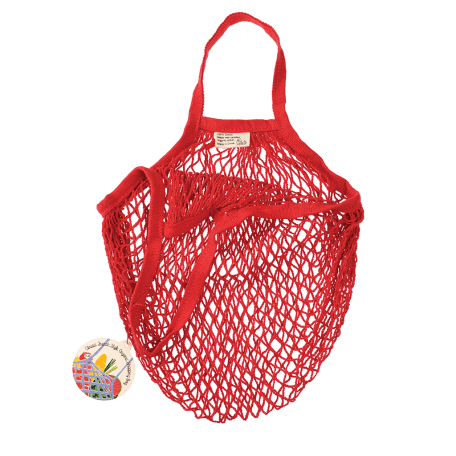 Red Organic Cotton Net Bag