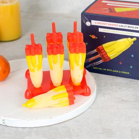 Space Age Rocket Ice Lolly Moulds