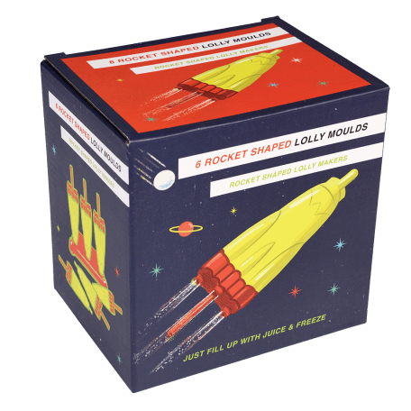 Space Age Rocket Ice Lolly Moulds