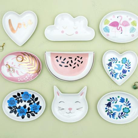 Cat Face Trinket Tray