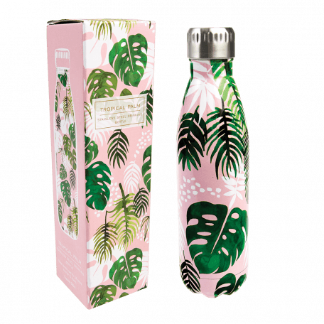 Tropical Palm Stainless Steel Bottle