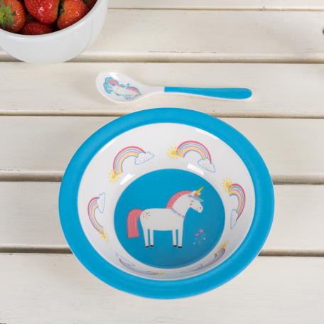 Unicorn Melamine Bowl