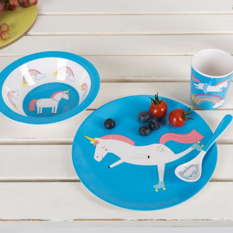 Magical Unicorn Melamine Plate