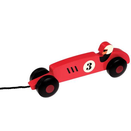 Vintage Racer Pull Toy