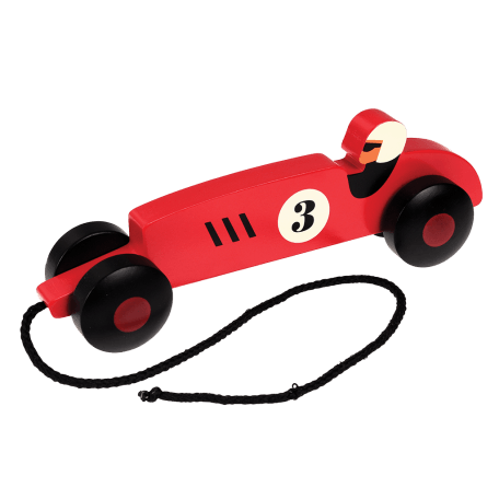 Vintage Racer Pull Toy