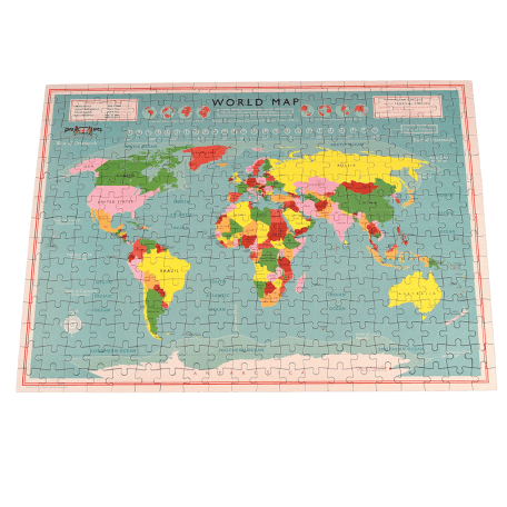 World Map 300 Piece Puzzle In A Tube