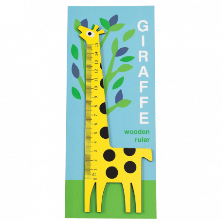 Giraffe Wooden Ruler