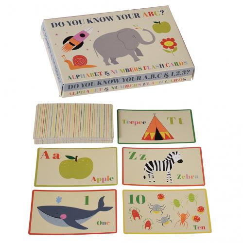 ﻿Set Of 36 Alphabet And Number Flash Cards | ﻿Rex London