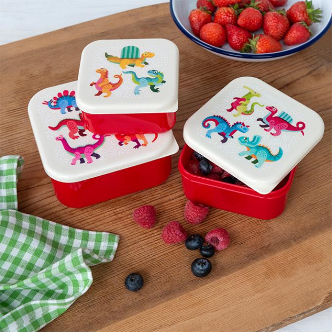 Snack boxes (set of 3) - Baby Dinos