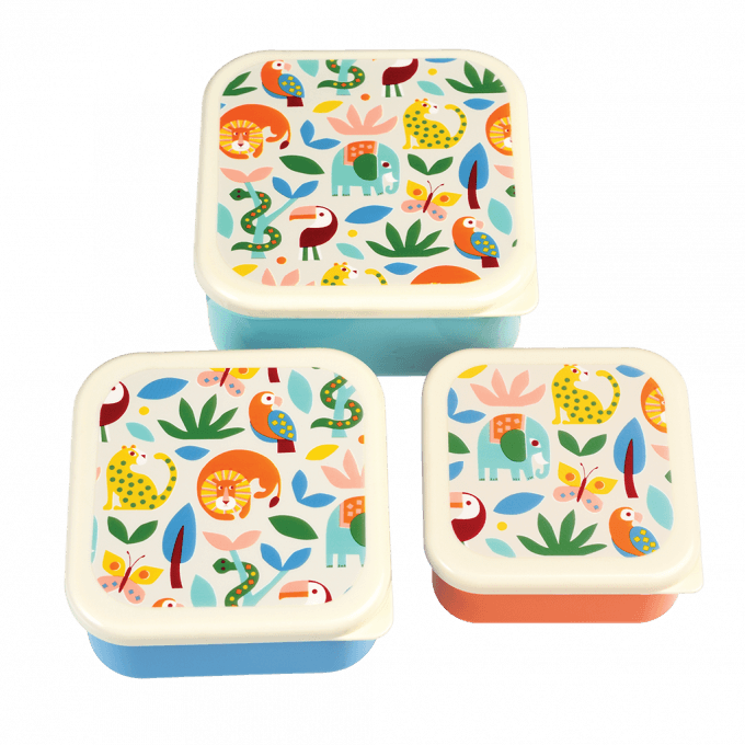 ﻿Wild Wonders Snack Boxes (set Of 3) | ﻿Rex London