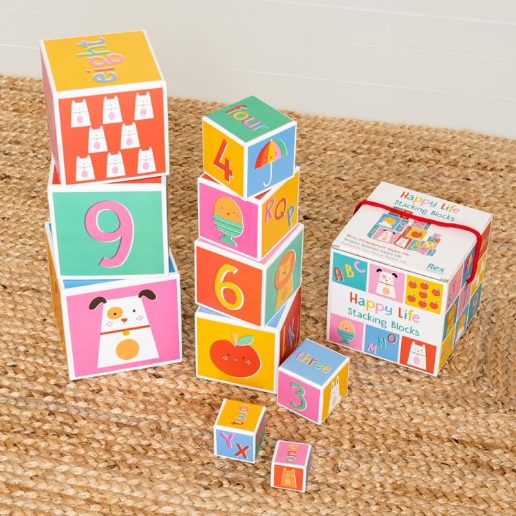 ﻿Happy Life Stacking Blocks | ﻿Rex London