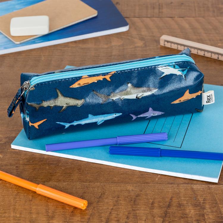 ﻿Sharks Pencil Case | ﻿Rex London