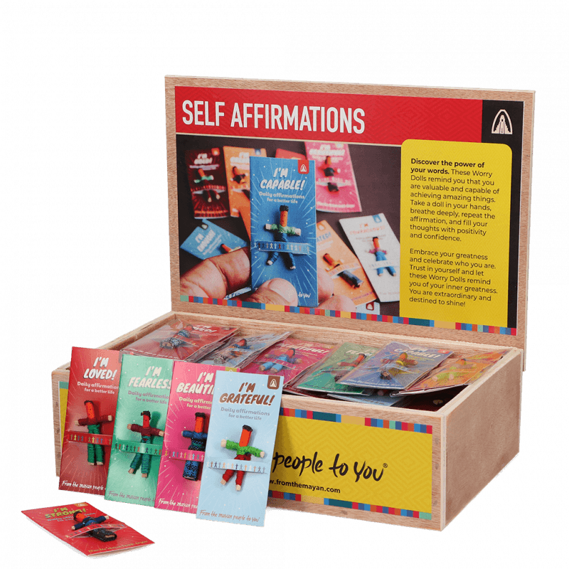 ﻿Self Affirmations Worry Doll (assorted-Single) | ﻿Rex London