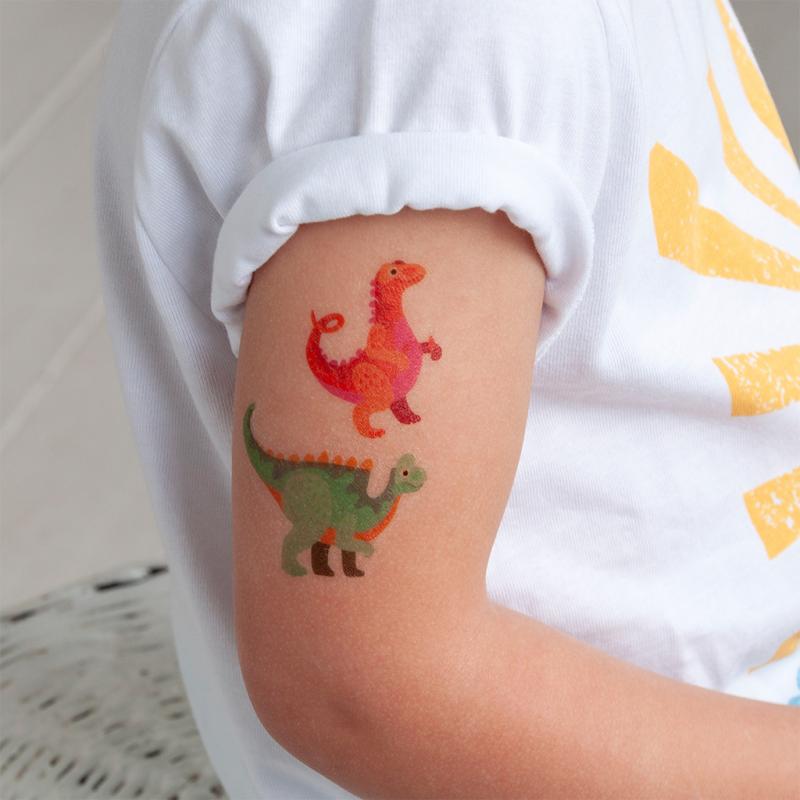 Waterproof Cartoon Dinosaur Temporary Tattoos Perfect Gift - Temu United  Arab Emirates