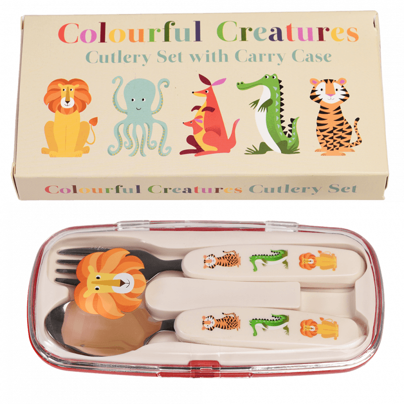 Children's cutlery set - Colourful Creatures